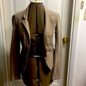 Tan cropped jacket